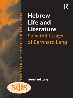 cover image of Hebrew Life and Literature